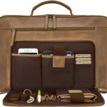 Marc Peter Auckland Real Leather Laptop Bag | Shoulder Bag for 15.6 inch Laptop | Briefcase for Notebook